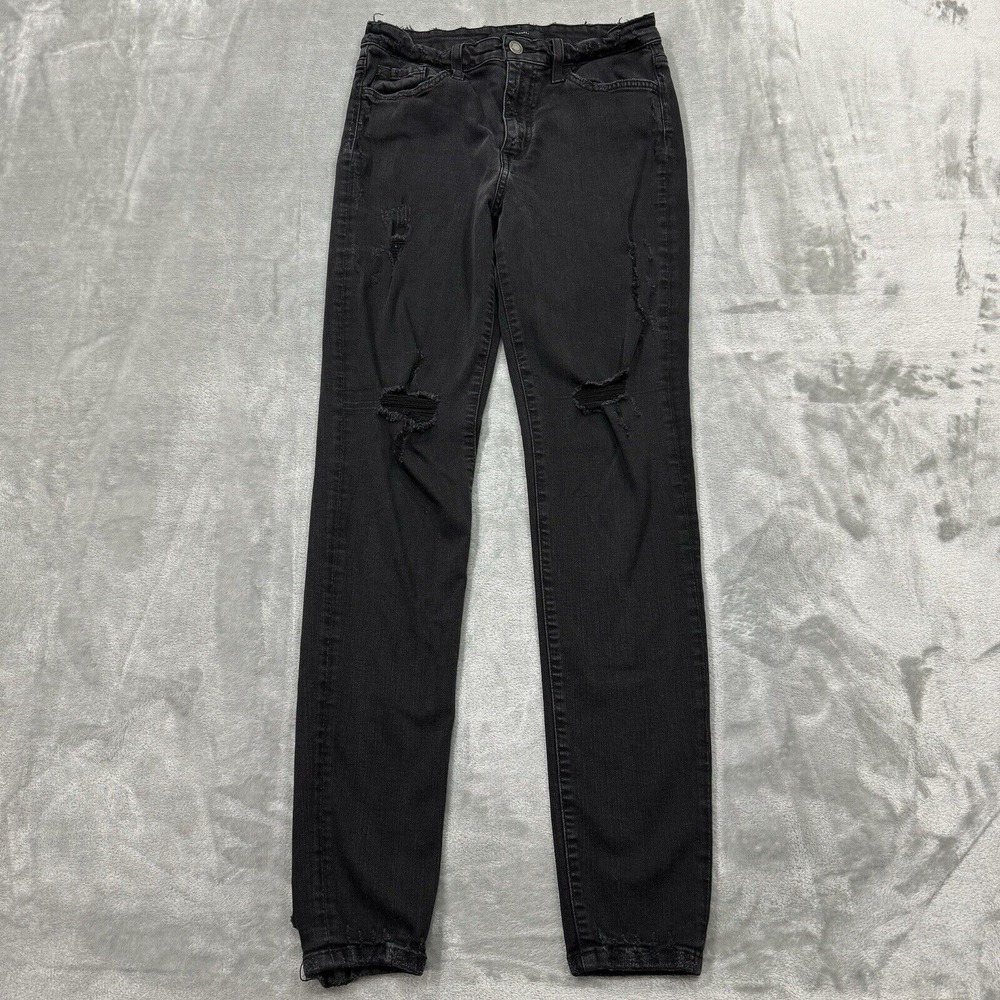 Flying Monkey Jeans Womens 28 Black High Rise Skinny Stretch Medium‎ Wash Denim
